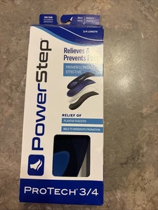 Power Step Protech 3/4 Länge Einlegesohlen, Größe C, Herren 9/9,5, Damen 11/11,5 - Bild 1 von 5