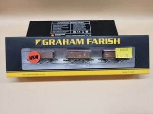GRAHAM FARISH N GAUGE 377-990 SET OF 12T BR (E)  VENT VANS BAUXITE (WEATHERED) - Picture 1 of 2
