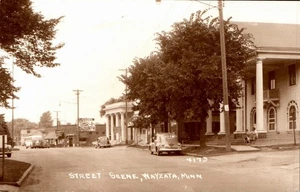 POSTCARD SIZE STREET SCNE WAYZATA MINNESOTA OLD IMAGE NEW CARD - Picture 1 of 1