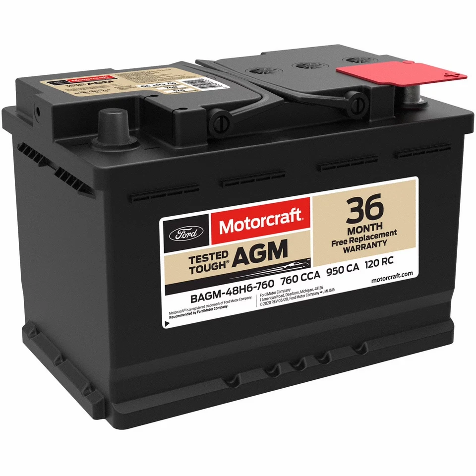 Автомобильный аккумулятор Motorcraft BAGM-48H6-760 - Изображение 1 из 1