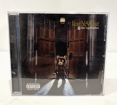KANYE WEST LATE REGISTRATION CD RAP HIP-HOP MUSIC ALBUM 2005 ROC-A-FELLA RECORDS - Image 1 of 4