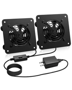 USB Cabinet 80MM Fan - 5V/12V Dual Voltage, Quiet Cooling Fan System with Spe... - Picture 1 of 7