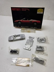 Super rare vintage Japanese Ferrari Mondial Cabriolet 1/43 scale model kit NOS!! - Bild 1 von 8
