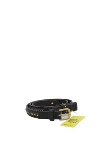 Cintura donna Ted Baker M nera 100% altra cintura con borchie - Foto 1 di 5