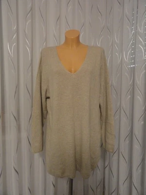 Damen Herbst/ Winter Pullover von C&A, pure Caschmere, beige, Gr. XL. - Bild 1 von 3