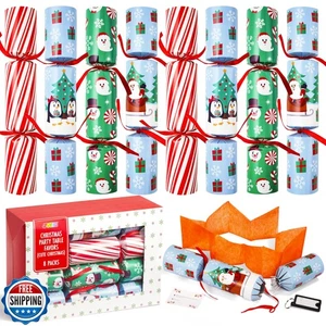 Joyin 8 Stück Weihnachten ohne Druckknopf Partygeschenk, rot blau grün Tisch  - Bild 1 von 5