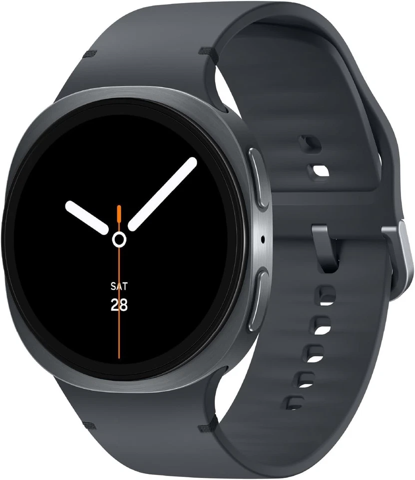 Samsung Galaxy Watch 8 44mm Bluetooth Graphite SM-L330NDAAXAA 2025 w 2 Chargers