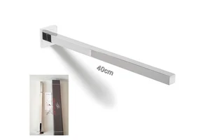 40cm Chrome Towel Rail Sagittarius Wall Bar Holder Bathroom,Rustproof Steel 400S - Picture 1 of 22