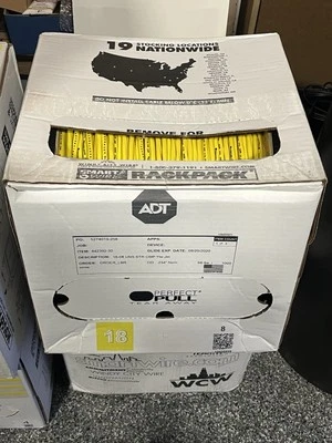 Windy City Wire 18/8 Conductor Sin Blindaje Pleno Amarillo Chaqueta Alambre 1000 ft Foto 1 de 3