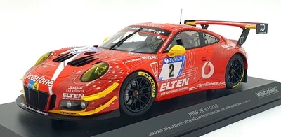 Minichamps 155 1/18 Scale 186902 - Porsche 911 GT3 R #2 24H Nurburgring 2018 - Image 1 of 4