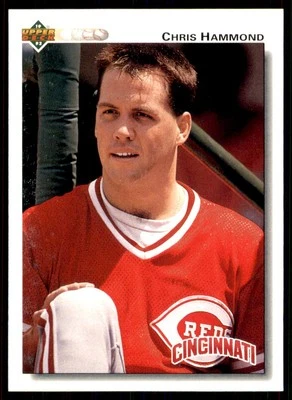 1992 Upper Deck Chris Hammond Cincinnati Reds #105 - Image 1 of 2
