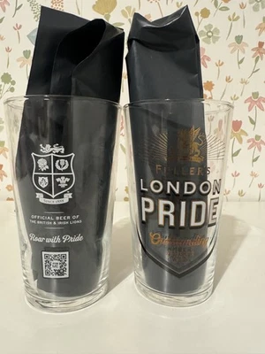 2x Fuller's London Pride Premium Ale Pint Glasses Brand New  - Image 1 of 4