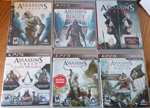 PlayStation 3 (PS3) Assassin’s Creed Game Bundle-Complete Collection! - Picture 1 of 14