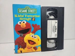 Sesame Street Kids' Favorite Songs 2 (VHS 2001) Sony Wonder  - Foto 1 di 2