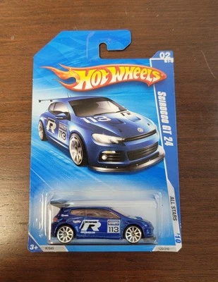 2010 Hot Wheels All Stars Scirocco GT 24 Blue - Image 1 of 2