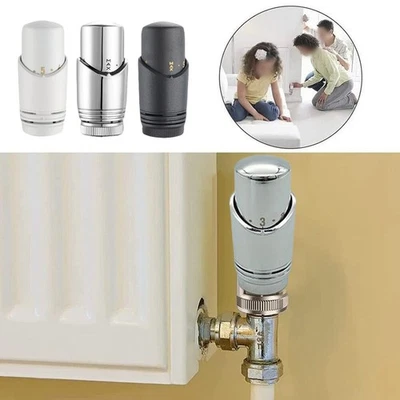 DN20 Radiator Valve Thermostatic Head for Heating System Temperature Management - Image 1 of 4