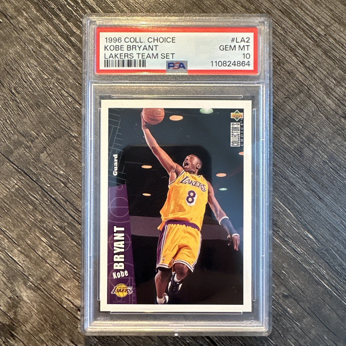 Kobe Bryant 10 Graded Basketball Sports Trading Cards
