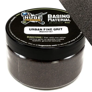 Huge Miniatures Basing Materials, Urban Fine Grit Diorama Ballast – 4oz Jar - Picture 1 of 3