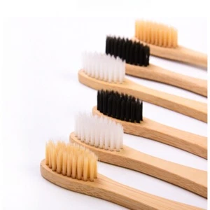 Cyclean Bambus Zahnbürste biologisch abbaubar Natur Holz Öko mittel gewellte Borsten - Bild 1 von 23