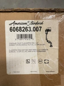 Flusómetro superior American Standard 6068.263.007 oculto selectronic de 1-1/2 pulgadas - Imagen 1 de 1