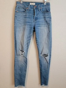 Madewell Damen Jeans Gr. 28T Skinny High Rise Used Stretch Denim Blau - Bild 1 von 10