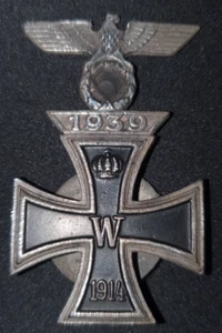 Eisernes Kreuz 1914, EK1 1914 , Wiederholung EK1 1939, geschraubt, Scheibe - Bild 1 von 2