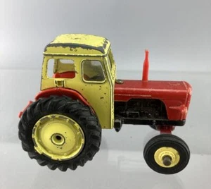 DINKY TOYS #305 DAVID BRAUN 990 TRAKTOR IN SELTENEREN FARBEN KEINE LASCHEN ZUM HALTEN VON KABINE - Bild 1 von 5