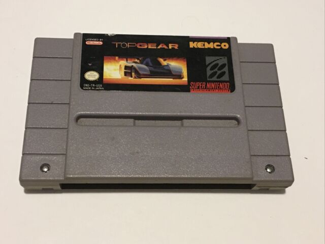 Jogo Top Gear - Super Nintendo - Space Tech's Store