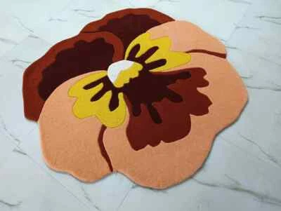 Floral Tapestry Weave Nature's Splendor into Your Space Wool Area Rug Carpet - Image 1 of 4