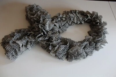 Hand Crocheted Fashion Accessory Ruffle Scarf - Image 1 of 4