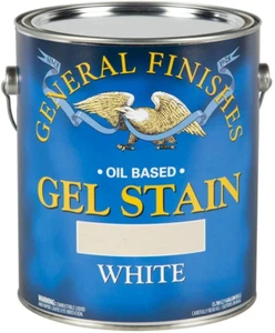 General Finishes Oil Base Gel Stain, 1 Gallon, White - Picture 1 of 5
