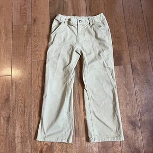 Boys Carhatt Khaki Work Pants Tank Cotton sz 6 / 19.5" inseam - Picture 1 of 10