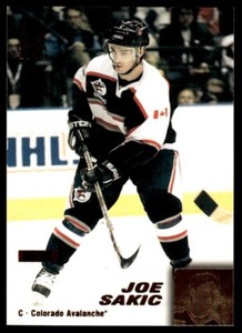 1999-00 Pacific Omega GOLD /299 Joe Sakic Colorado Avalanche #66