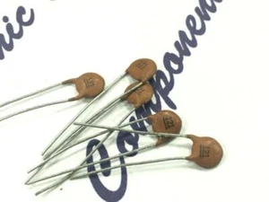 10pcs - 120P (120pF) 50V 10% Disc Ceramic Capacitor NOS - Picture 1 of 2