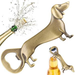 Dachshund Sausage Dog Bottle Beer Opener Funny Novelty Cute Wiener Dog Gifts - Picture 1 of 16