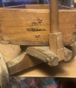 1920โs MENGEL Trail-O-Wag Wooden Toy Wagon A Collectors Treasure Or Display - Picture 1 of 16