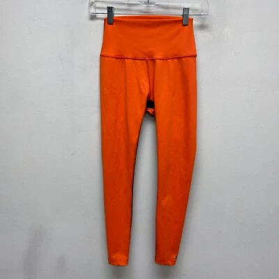 Leggings ajustados Splits59 para mujer naranja cintura alta elásticos 7/8 de longitud S Foto 1 de 4