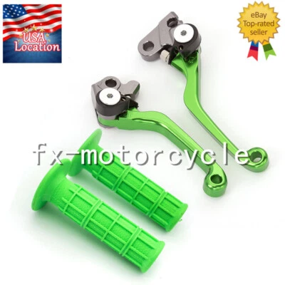 For Kawasaki KX65 2000-2023 KX85 2001-2022 2023 Brake Clutch Levers Grips Handle - Image 1 of 4