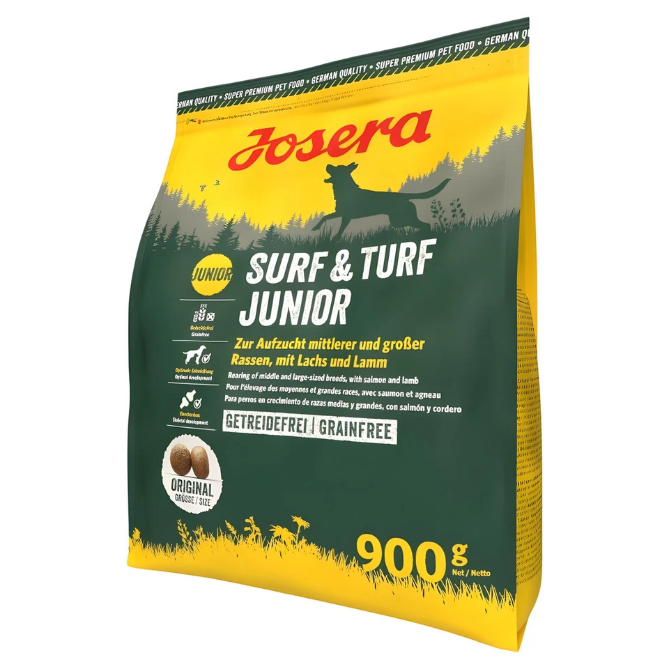 Josera Surf & Turf Junior 900 g - 5 Stück, Hundefutter, NEU - Bild 1 von 1