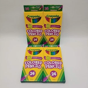 4 Packs Crayola 2011 24 Colored Pencils 68-4024 - Picture 1 of 8