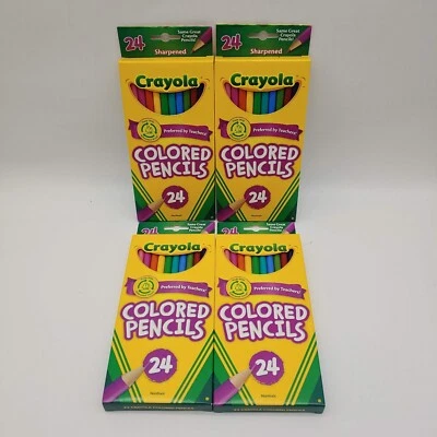 4 Packs Crayola 2011 24 Colored Pencils 68-4024 - Image 1 of 4