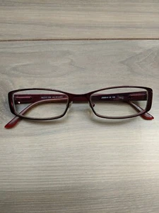 Jill Stuart Eyeglass Frame JS005-6 Red Plum Frame 50-17-135mm SH16 - Picture 1 of 7