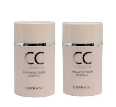ENPRANI Radiance CC Color Control Cream SPF30 PA++ 50ml x 2ea | Brightening, Hyd - Image 1 of 2