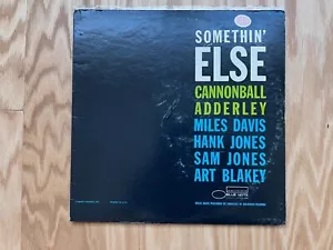 Somethin' Else Cannonball Adderley Vinyl LP 1966 US Blue Note MILES DAVIS - Picture 1 of 3
