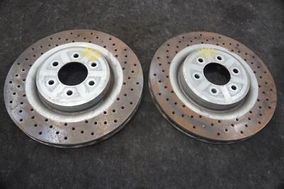 Juego 2 rotores de freno de disco trasero izquierdo derecho perforados Dodge Viper SRT10 2005 Foto 1 de 4
