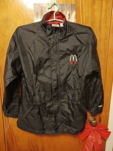 VINTAGE MCDONALDS BLACK JACKET - Picture 1 of 5