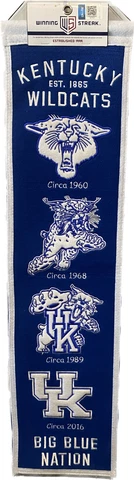 New NCAA College University discontinued Kentucky Wildcats heritage wool banner Cover