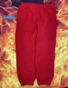 red supreme sweatpants