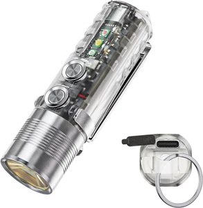 Rovyvon Aurora A28 2Nd USB-C EDC Flashlight, 6500K Cool White Max 1000 Lumen,... - Picture 1 of 6