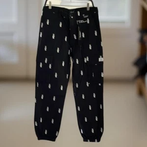 Pantalones negros años 40 y shorties talla grande longitud es 32 nuevos con etiquetas - Imagen 1 de 6